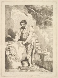 Retirando-se Ferido da Batalha, 19 de julho de 1779.
