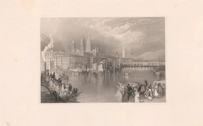 Rouen, olhando o rio acima