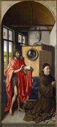 São João Batista e o franciscano Heinrich von Werl, 1437