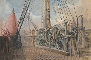 Deck do Great Eastern, Cable Trough, etc., 1866, 1865-66.