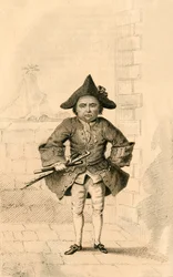 Chevalier Desseasau, notável por sua vaidade, 1821.