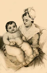 Thomas Hills Everett, com onze meses, 1822.