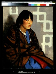 Rapariga Indiana (Julianita) (óleo sobre tela)