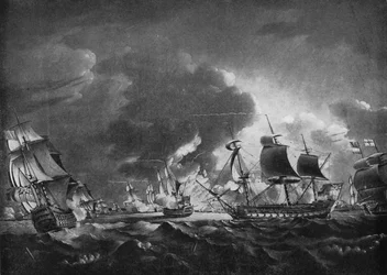 Rodney e Langara, c1785