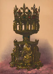 Um santuário de prata dourada, 1893.