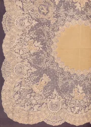 Lenço de Renda de Bruxelas, 1863.