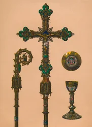 Objetos para uso eclesiástico por EC Trioullier, Paris, 1893.