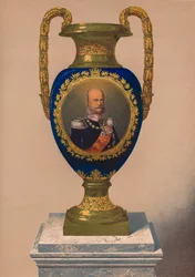 Vaso de porcelana, 1863.