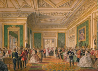 A assinatura do contrato de atestado de casamento, 1863.
