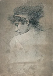 Estudo Feminino, c1895, 1897