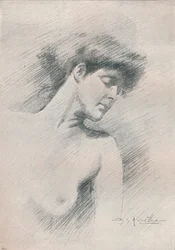 Estudo Feminino, c1895, 1897
