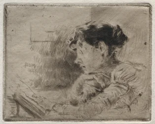 Leitura da menina, 1883.