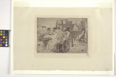 Interior de uma loja (tinta)