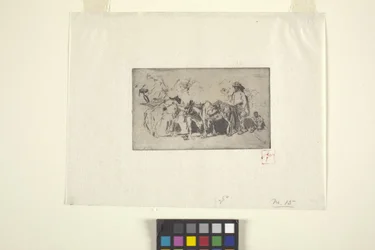 Homens e Burros, Roma (tinta)