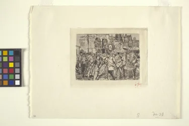Cena em um circo (tinta)