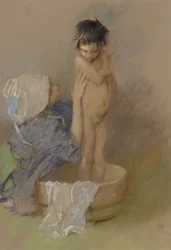 O banho, 1890