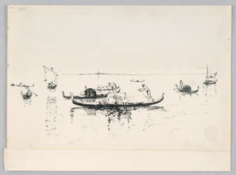 Vista de Veneza, Itália