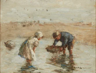 Young Fishers (óleo a bordo)