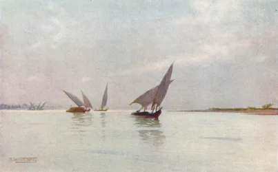 Um dia prateado no Nilo, c1880, 1904