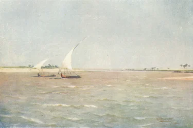 Vento norte no Nilo Superior, c1880, 1904