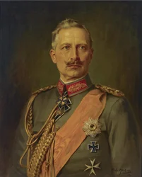 Retrato do imperador alemão Guilherme II, 1859-1941, rei da Prússia, 1911