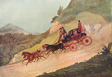 Royal Mail Coach, século XIX, 1907
