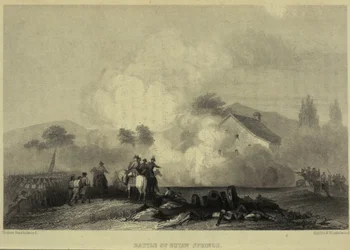 A Batalha de Eutaw Springs em 1781