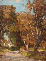Roadside Near Colvend Manse, Dalbeattie (óleo sobre tela)