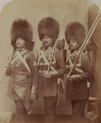 Maneiras e guardas pioneiros Webster e Lemmen, Grenadier Guards