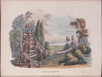 Montanha voadora Montagnes Russes em Little Russia, 1815