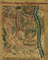 Batalha de Shiloh ou Pittsburg Landing, Tennessee LOC gvhs01.vhs00313