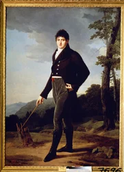 Retrato do Conde Andrey Bezborodko. Pintura de Robert Lefevre (1756-1830)