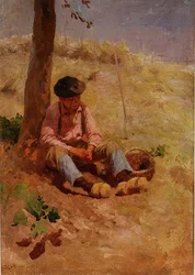Descanso do trabalhador de campo