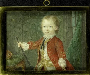 Guilherme V (1748-1806), príncipe de Orange-Nassau, quando criança