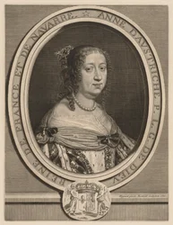 Ana da Áustria, rainha da França, 1660.