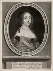 Marie Louise de Gonzague, rainha da Polônia, 1653.