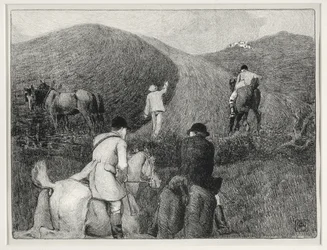 Cena de caça (litho)