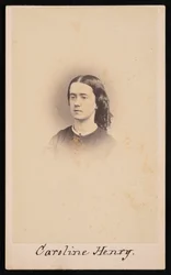 Retrato de Caroline Henry 1839-1920, Entre 1860 e 1869.