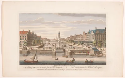 Vista dos Oudeschans em Amesterdão tirada do rio IJ
Uma vista de Amesterdão retirada da antiga muralha (título sobre o objecto)
Holanda (título da série)