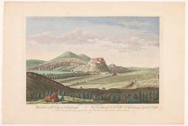 Gezicht op de stad Edinburgh
Vista ocidental da cidade de Edimburgo (título sobre o objecto)
Schotland (título da série)
