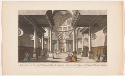Uma vista interior da igreja de St Stephen Walbrook em Londres
Uma vista interior da igreja de St Stephen Walbrooke London (título sobre o objecto)
Londres (título da série)