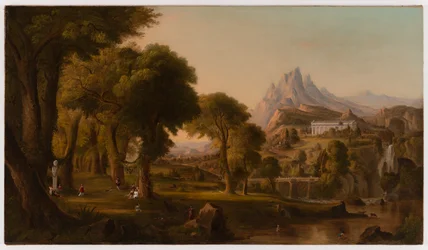 Cópia do "Sonho da Arcádia" de Thomas Cole