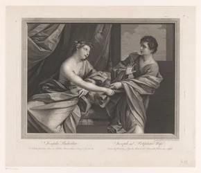 A esposa de José e Potifar Josephi Pudicitia / Esposa de José e Potifar (título no objeto)
