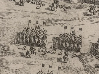 Descrição dos Exércitos de Cavalo e Pé de Suas Majestades, e Sir Thomas Fairefax; o décimo terceiro dia de junho de 1645