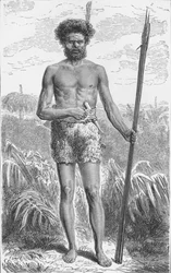 Nativo da Austrália, c1885, 1890
