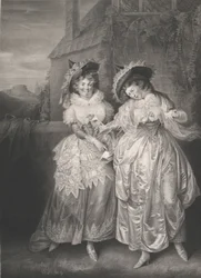 Sra. Ford e Sra. Page Shakespeare, Esposas Alegres de Windsor, Ato 2, Cena 1, 1793.