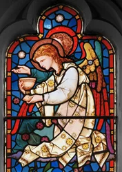 Anjo atendendo a Cristo no jardim de Gethsemene, 1863