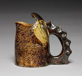 Spoon Warmer, feito por Robert Wallace Martin, feito na Martin Brothers, c.1880