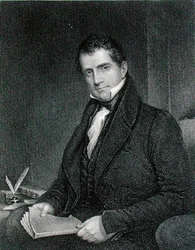 Theodoric Romeyn Beck (1791-1855) gravado por John Francis Eugene Prud