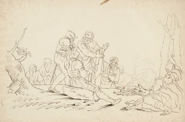 Cena depois Salvator Rosa